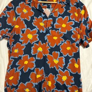 Floral Patterned Men's Shirt